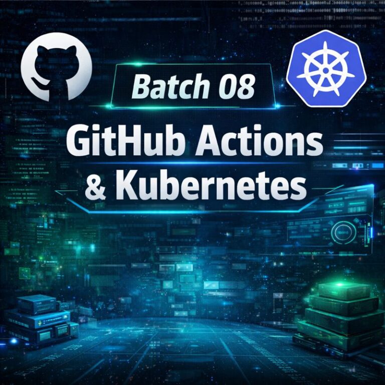 GitHub Actions & Kubernetes – Batch 08